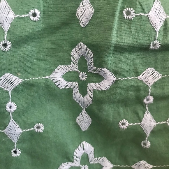 Lucky Brand Cotton Geometric Embroidered Tank NWT - Picture 2 of 3